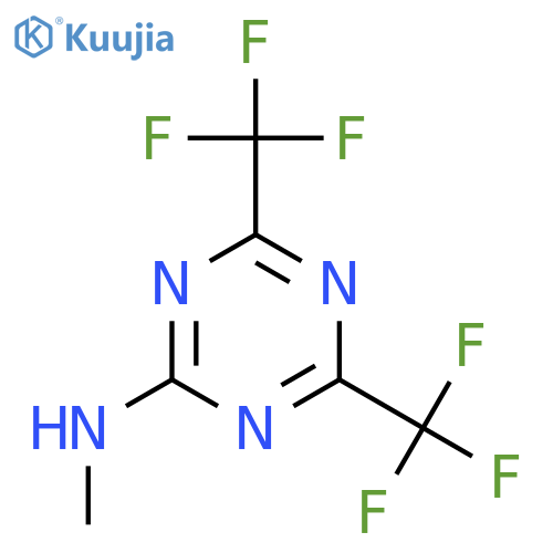 1,3,5-Triazin-2-amine,N-methyl-4,6-bis(trifluoromethyl)- structure