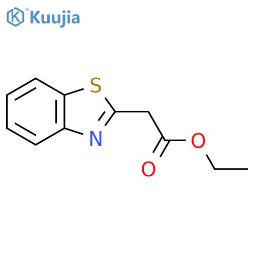 ethyl 2-(1,3-benzothiazol-2-yl)acetate structure