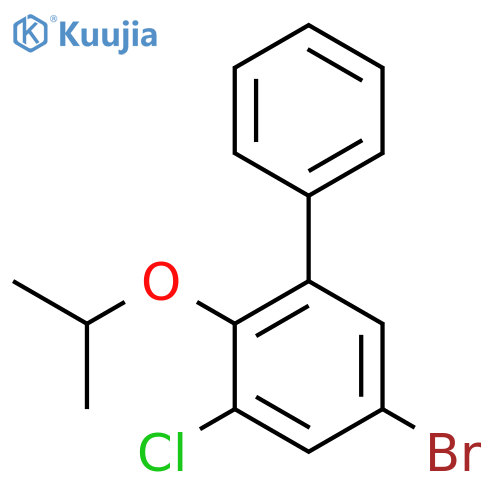 5-Bromo-3-chloro-2-isopropoxy-1,1'-biphenyl structure