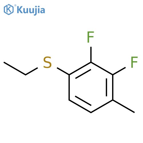 (2,3-Difluoro-4-methylphenyl)(ethyl)sulfane structure