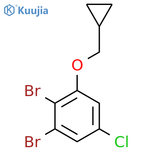 1,2-Dibromo-5-chloro-3-(cyclopropylmethoxy)benZene structure