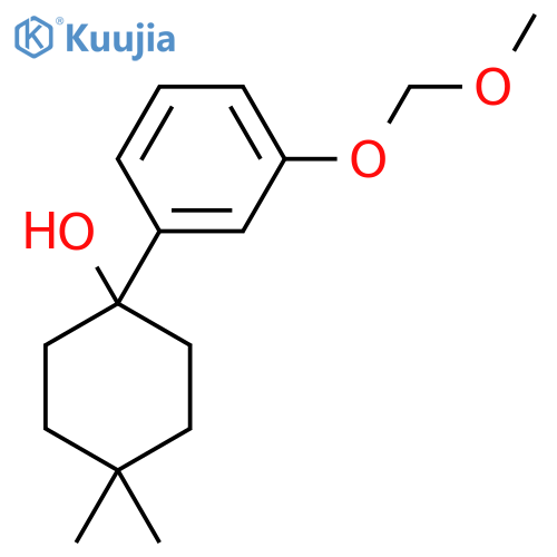 1-(3-(Methoxymethoxy)phenyl)-4,4-dimethylcyclohexanol structure