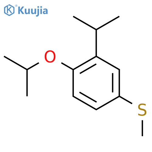 (4-Isopropoxy-3-isopropylphenyl)(methyl)sulfane structure