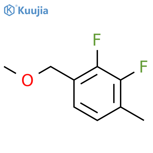 2,3-Difluoro-1-(methoxymethyl)-4-methylbenzene structure