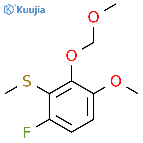 (6-Fluoro-3-methoxy-2-(methoxymethoxy)phenyl)(methyl)sulfane structure