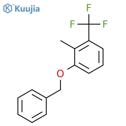 1-(BenZyloxy)-2-methyl-3-(trifluoromethyl)benZene structure