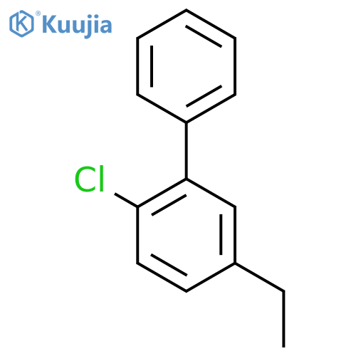 2-Chloro-5-ethyl-1,1'-biphenyl structure