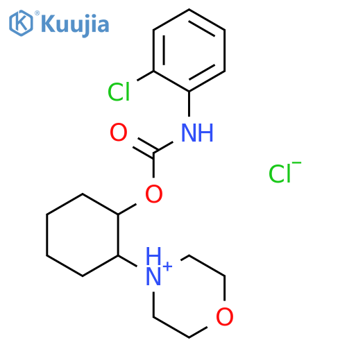Carbanilic acid,o-chloro-, 2-morpholinocyclohexyl ester, monohydrochloride (8CI) structure