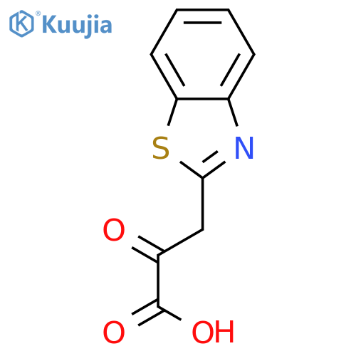 3-(1,3-benzothiazol-2-yl)-2-oxopropanoic acid structure
