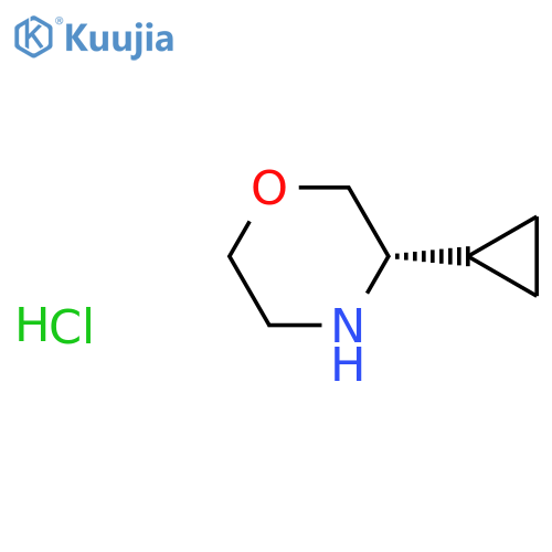 (S)-3-cyclopropylmorpholine hydrochloride structure