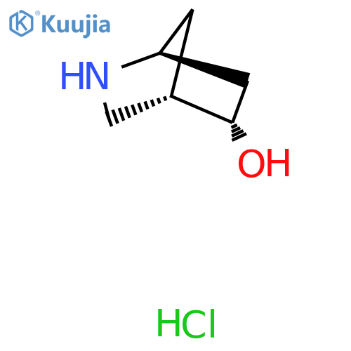 Endo-2-azabicyclo[2.2.1]heptan-5-ol;hydrochloride structure