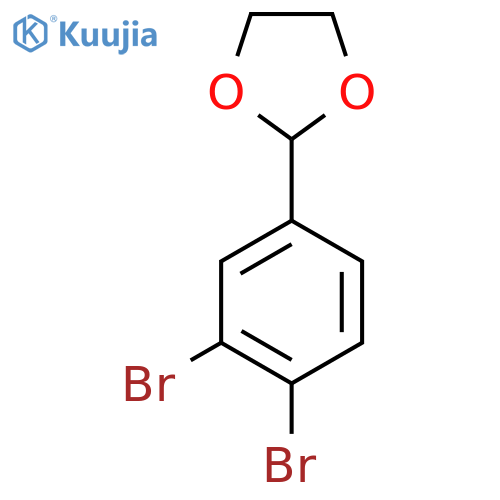 2-(3,4-Dibromophenyl)-1,3-dioxolane structure