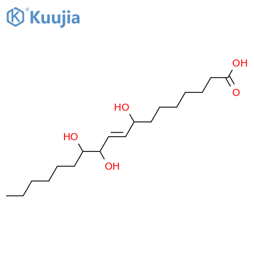 9-Octadecenoic acid, 8,11,12-trihydroxy-, (9E)- structure