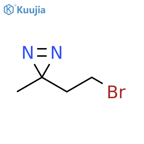 3-(2-bromoethyl)-3-methyl-3H-diazirine structure