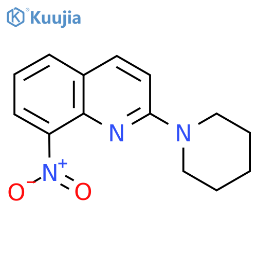 8-Nitro-2-piperidin-1-ylquinoline structure