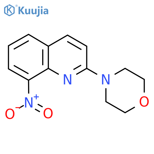 2-Morpholin-4-yl-8-nitroquinoline structure