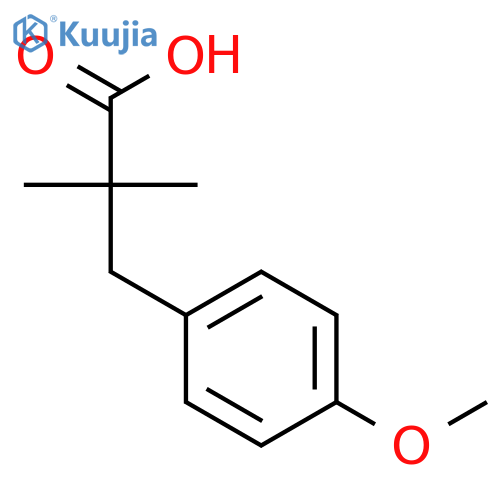 2,2-Dimethyl-3-(4-methoxyphenyl)propanoic Acid structure
