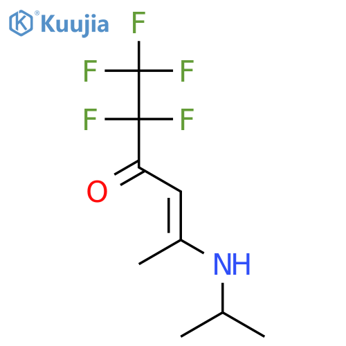 1,1,1,2,2-Pentafluoro-5-(isopropylimino)hex-4-(Z)-ene-3-one structure