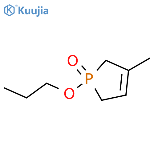 1H-Phosphole,2,5-dihydro-3-methyl-1-propoxy-, 1-oxide structure