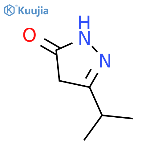 3H-Pyrazol-3-one, 2,4-dihydro-5-(1-methylethyl)- structure