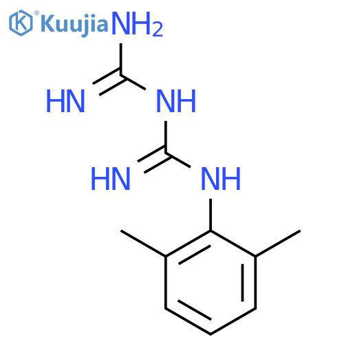 N-(Diaminomethylene)-N'-(2,6-dimethylphenyl)guanidine structure