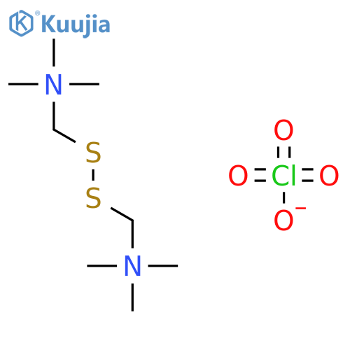 Trimethyl-[[(trimethylazaniumyl)methyldisulfanyl]methyl]azanium;perchlorate structure
