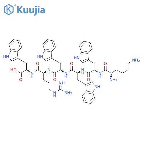 L-TRYPTOPHAN, L-LYSYL-L-TRYPTOPHYL-L-TRYPTOPHYL-L-TRYPTOPHYL-L-ARGINYL- structure