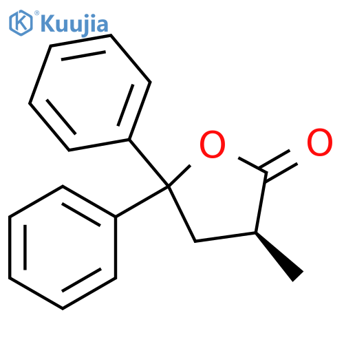 2(3H)-Furanone, dihydro-3-methyl-5,5-diphenyl-, (3S)- structure