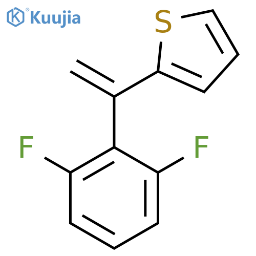 2-(1-(2,6-Difluorophenyl)vinyl)thiophene structure
