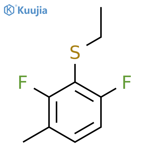(2,6-Difluoro-3-methylphenyl)(ethyl)sulfane structure