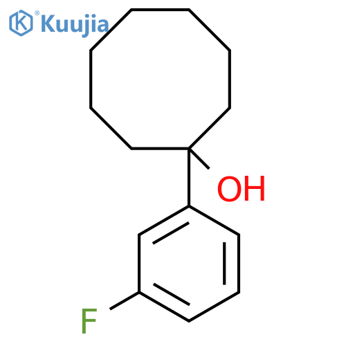 1-(3-Fluorophenyl)cyclooctanol structure
