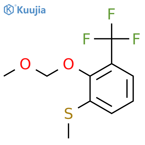 (2-(Methoxymethoxy)-3-(trifluoromethyl)phenyl)(methyl)sulfane structure