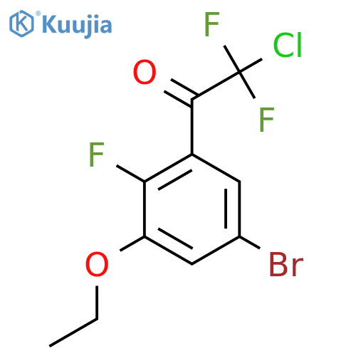 1-(5-Bromo-3-ethoxy-2-fluorophenyl)-2-chloro-2,2-difluoroethanone structure