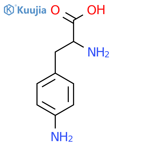 2-Amino-3-(4-aminophenyl)propanoic acid structure