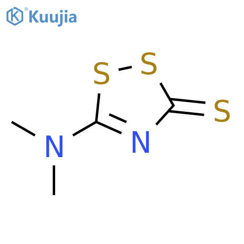 3-Dimethylamino-1,2,4-dithiazole-5-thione structure