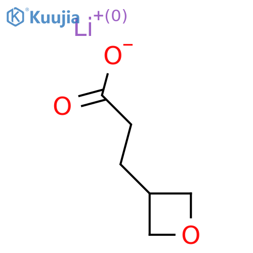 Lithium 3-(oxetan-3-YL)propanoate structure