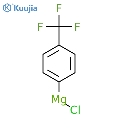 Magnesium,chloro[4-(trifluoromethyl)phenyl]- structure