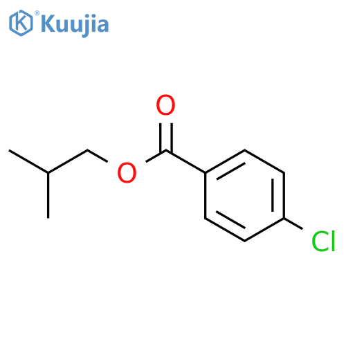 Benzoic acid,4-chloro-, 2-methylpropyl ester structure