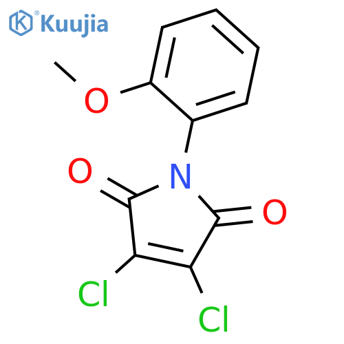 3,4-Dichloro-1-(2-methoxyphenyl)-1H-pyrrole-2,5-dione structure