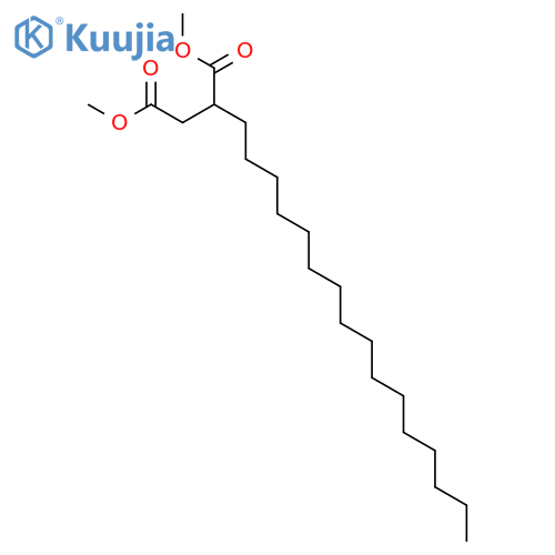 Butanedioic acid, hexadecyl-, dimethyl ester structure