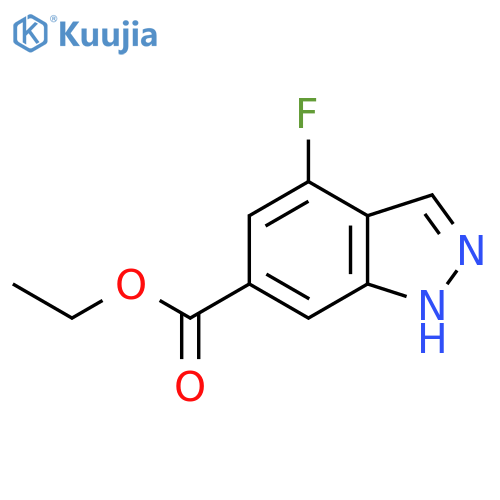 Ethyl 4-fluoro-2H-indazole-6-carboxylate structure
