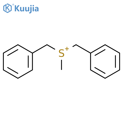 Sulfonium, methylbis(phenylmethyl)- structure