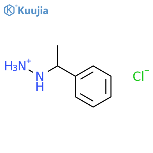 1-(1-Phenylethyl)hydrazine Hydrochloride structure