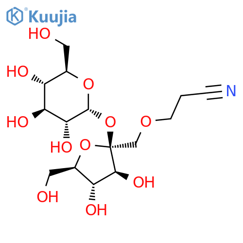 2-Cyanoethyl sucrose structure