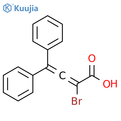 Butadienoic acid, 2-bromo-4,4-diphenyl- (8CI) structure