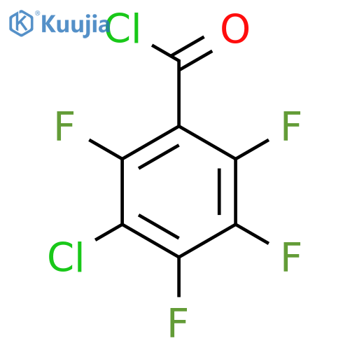 3-Chloro-2,4,5,6-tetrafluorobenzoylchloride structure