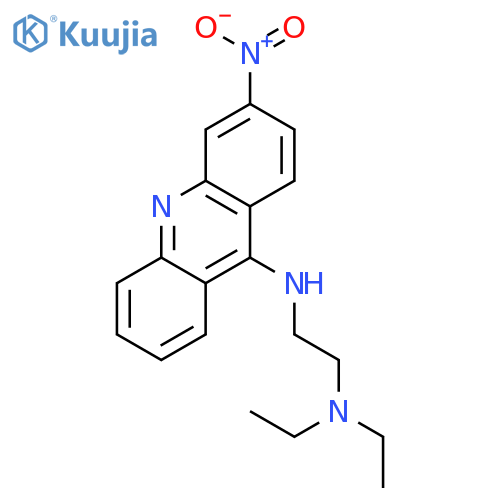 1,2-Ethanediamine, N,N-diethyl-N'-(3-nitro-9-acridinyl)- structure