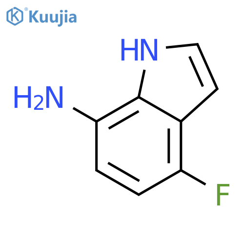 4-Fluoro-1H-indol-7-amine structure