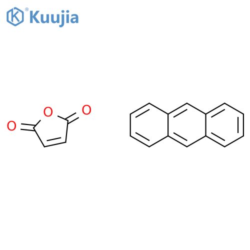 2,5-Furandione, compd. with anthracene (1:1) structure