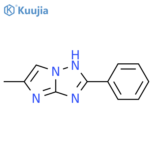 1H-Imidazo[1,2-b][1,2,4]triazole, 5-methyl-2-phenyl- structure